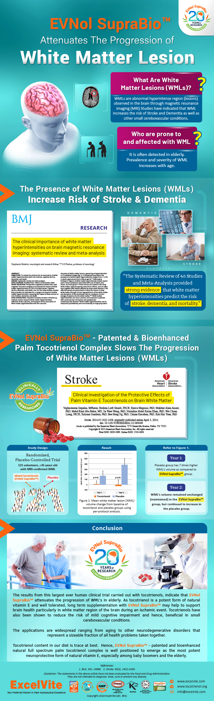 EVNol SupraBio Attenuates White Matter Lesions